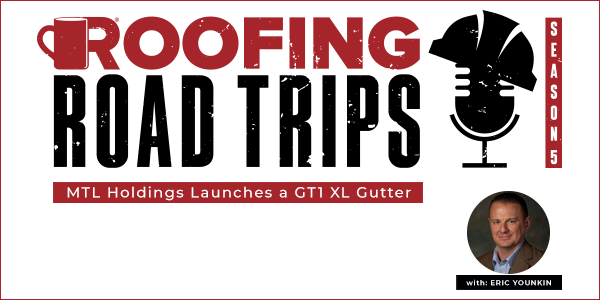 RoofCoffeeShop's tweet photo. Join us for this week's #RoofingRoadTrips as we welcome Eric Younkin - #MTLHoldings Launches a GT1 XL Gutter
Listen Today
https://t.co/lAnAs4egZJ
#MetalEraRoofing #HickmanEdgeSystems #RoofersCoffeeShop #RoofingProfessionals #RoofingContractors #RoofingIndustry https://t.co/V8BgDQv6Yx