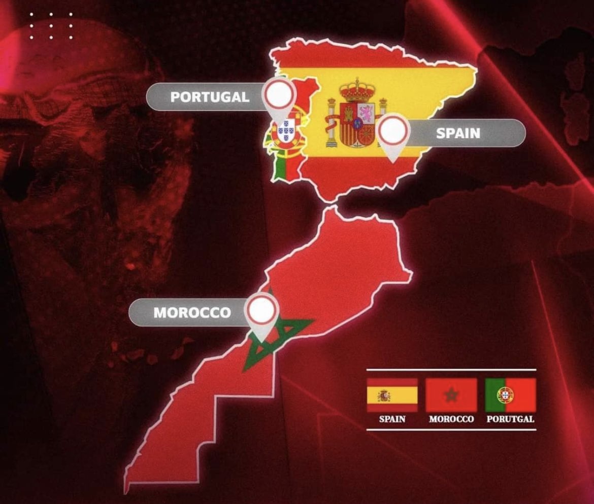 CashNSport's tweet photo. 2030 FIFA World Cup Coming To Africa 

Morocco, Spain and Portugal to co-host 2030 FIFA World Cup

Argentina, Uruguay and Paraguay will host the opening three games with Spain, Portugal and Morocco hosting the remaining games. https://t.co/NSNNLKxNcA