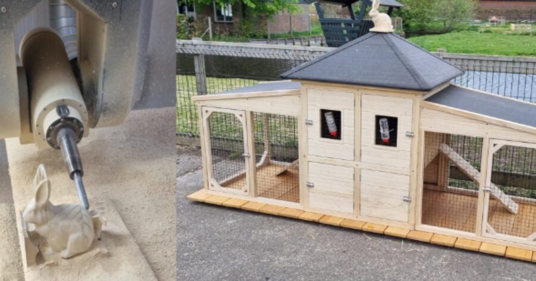 Check out this rabbit shelter created by leftover Accoya 🐰

Supplied by: Boogaerdt Hout
📸: Bert Doornekamp

houtwereld.nl/houtnieuws/his…

#WorldAnimalDay #RabbitHutch