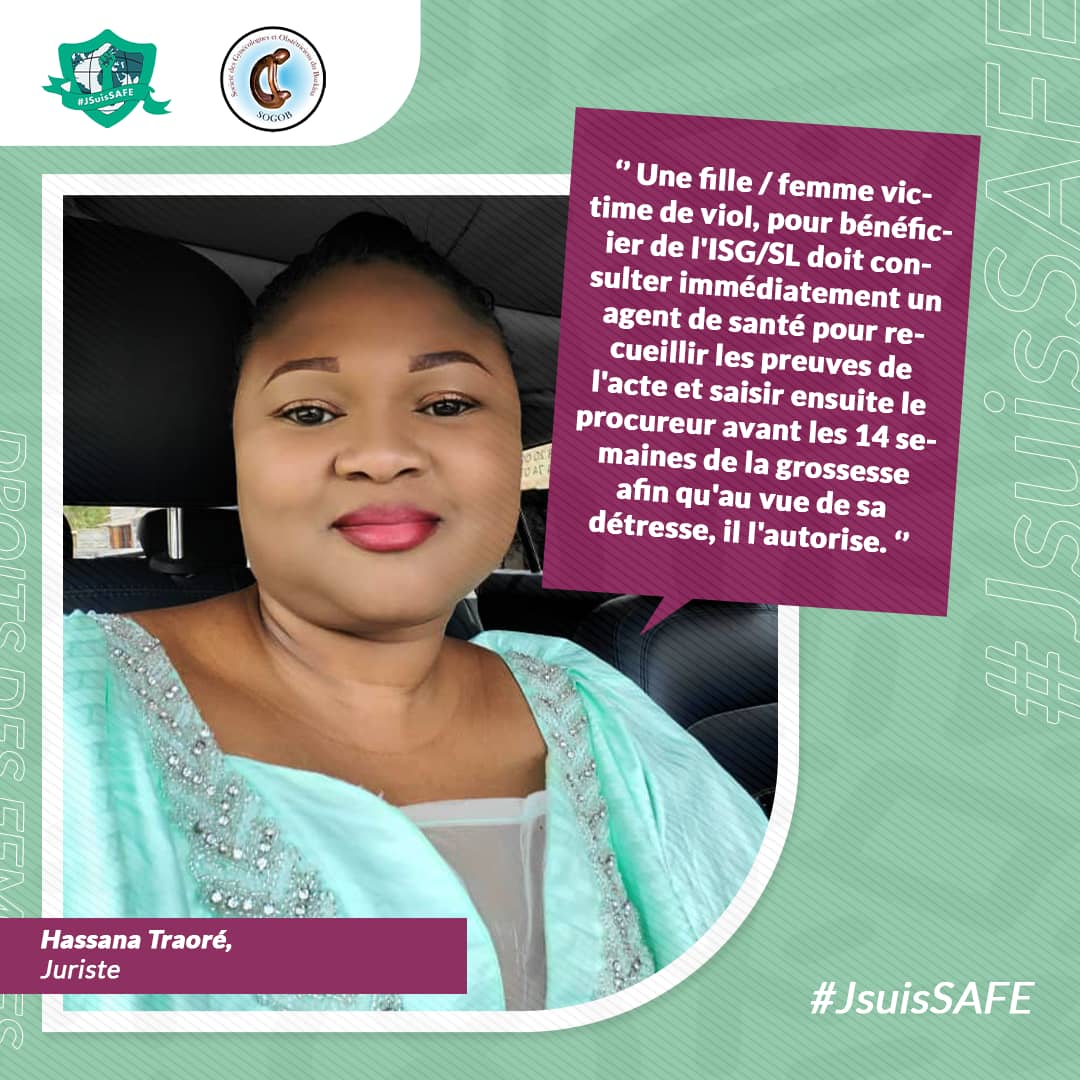 Votre soutien à notre campagne est essentiel pour protéger la santé et les droits reproductifs des femmes. Ensemble, nous pouvons agir pour un avenir meilleur. Partagez ce post.
<a href="/FIGOHQ/">FIGO HQ</a>
<a href="/BulletinSante/">Bulletin Santé</a>
<a href="/SOGOB6/">Société des Gynécologues &Obstétriciens du Burkina</a>
#JsuisSAFE
#IamSAFE