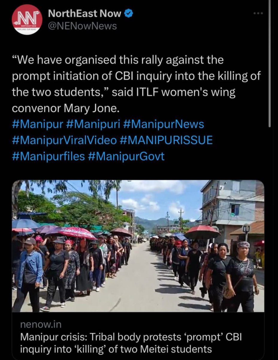 emerituspariah's tweet photo. Ewwww!!!! The Audacity!!!! What does this even mean? The Kukis never respected the laws of the Government and Indian Constitution. Who on Earth goes on a rally against the prompt initiation of inquiry against inhuman killings of young students?#ThisIsKuki_ZoStory #Justice4Meitei https://t.co/InvdFWRf9p