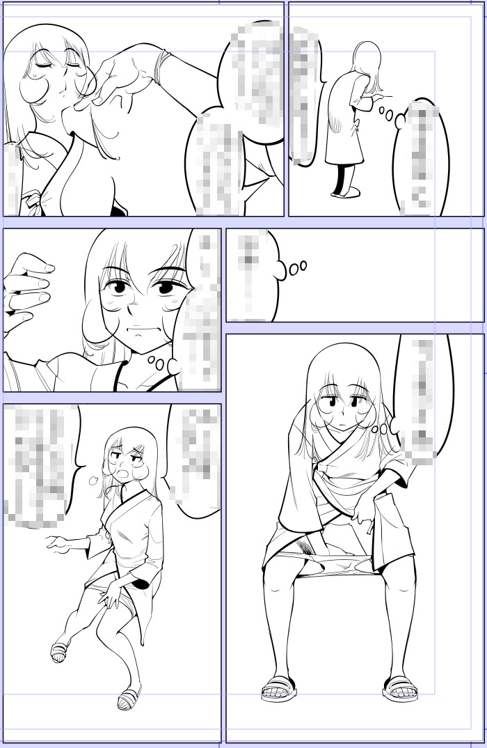 腹が減って腹が減って、まさに食欲の〜🍁

今日描いた絵 1874個目 
●ヤバい!! ハダカで電車に乗っちゃった～ほとんどモロ出しボディペインティング～ 
https://t.co/0BGGK8hZVj 