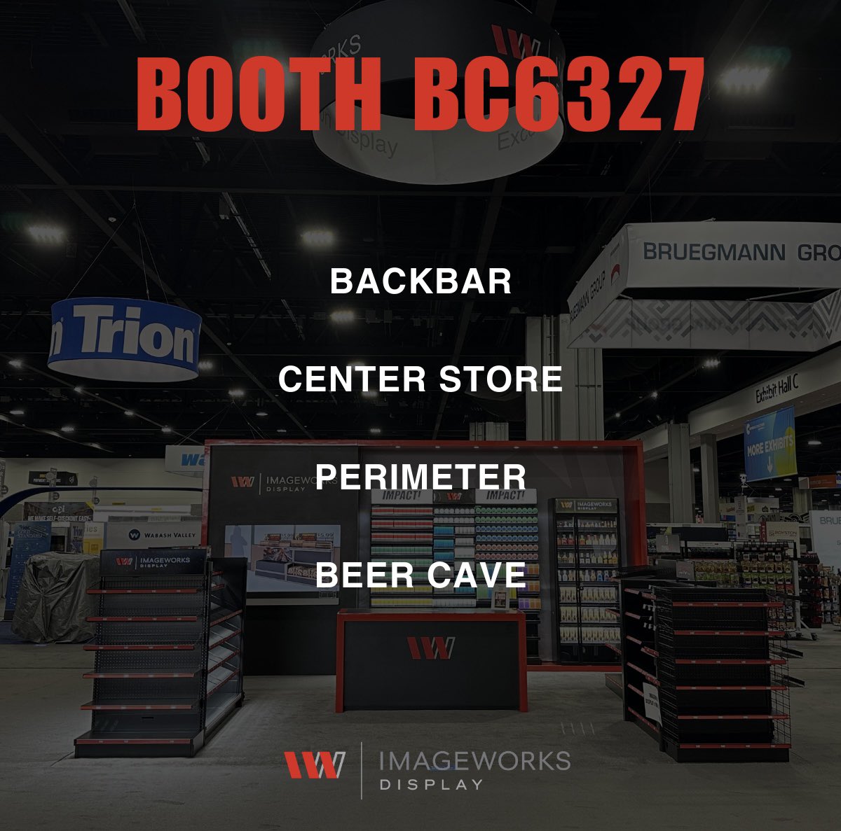 It's show time! Stop by Booth BC6327 to see ImageWorks' suite of total store solutions!
 
#NACS2023 #retailfixtures #conveniencestore #totalstoresolutions