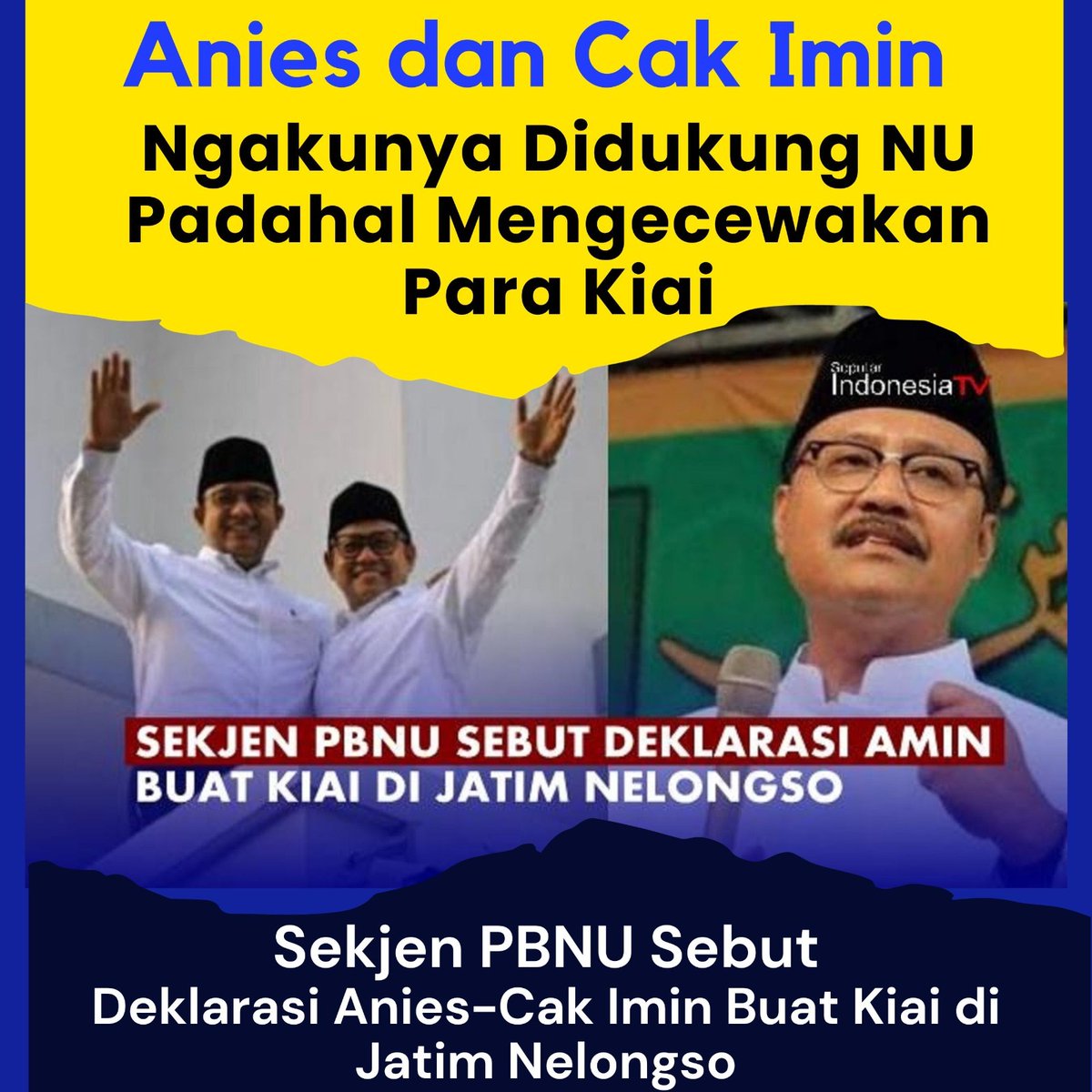 Ragilerland's tweet photo. Kepedean Anies dan Cak Imin ini terlalu tinggi, jelas - jelas NU kecewa #AniesGagal https://t.co/PimMbabg3h