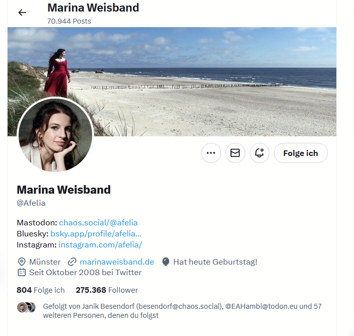 jandark2's tweet photo. @CBGSpender Twitter-Userin rät anderen, Twitter zu verlassen. Sie selbst und ihre Nazis bleiben. Skurril. https://t.co/AuMh4mVaSO