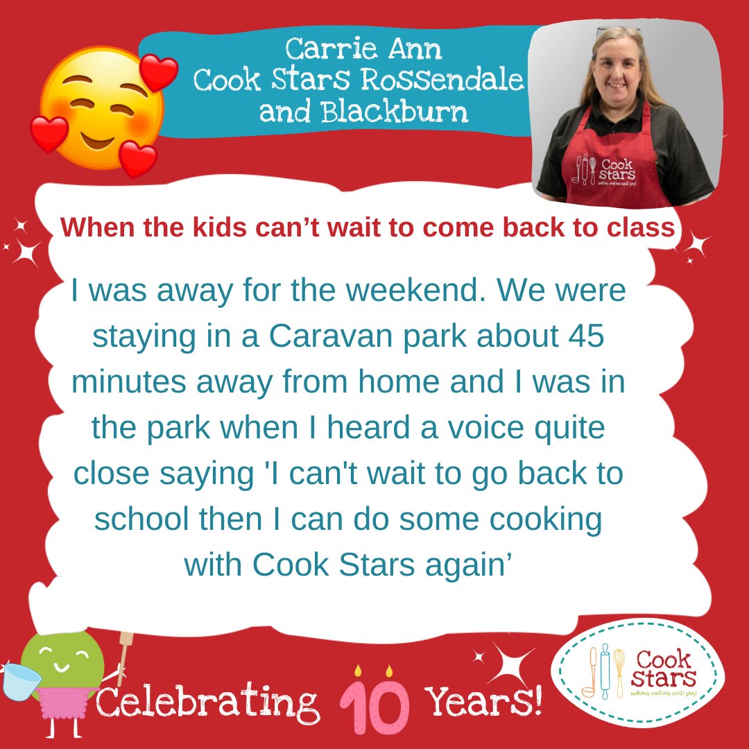 A part of our 10 years celebration, we'll be sharing some of out teams funny and best moments at Cook Stars! 

hhttps://www.cookstars.co.uk/celebrating-10-years-of-cook-stars
