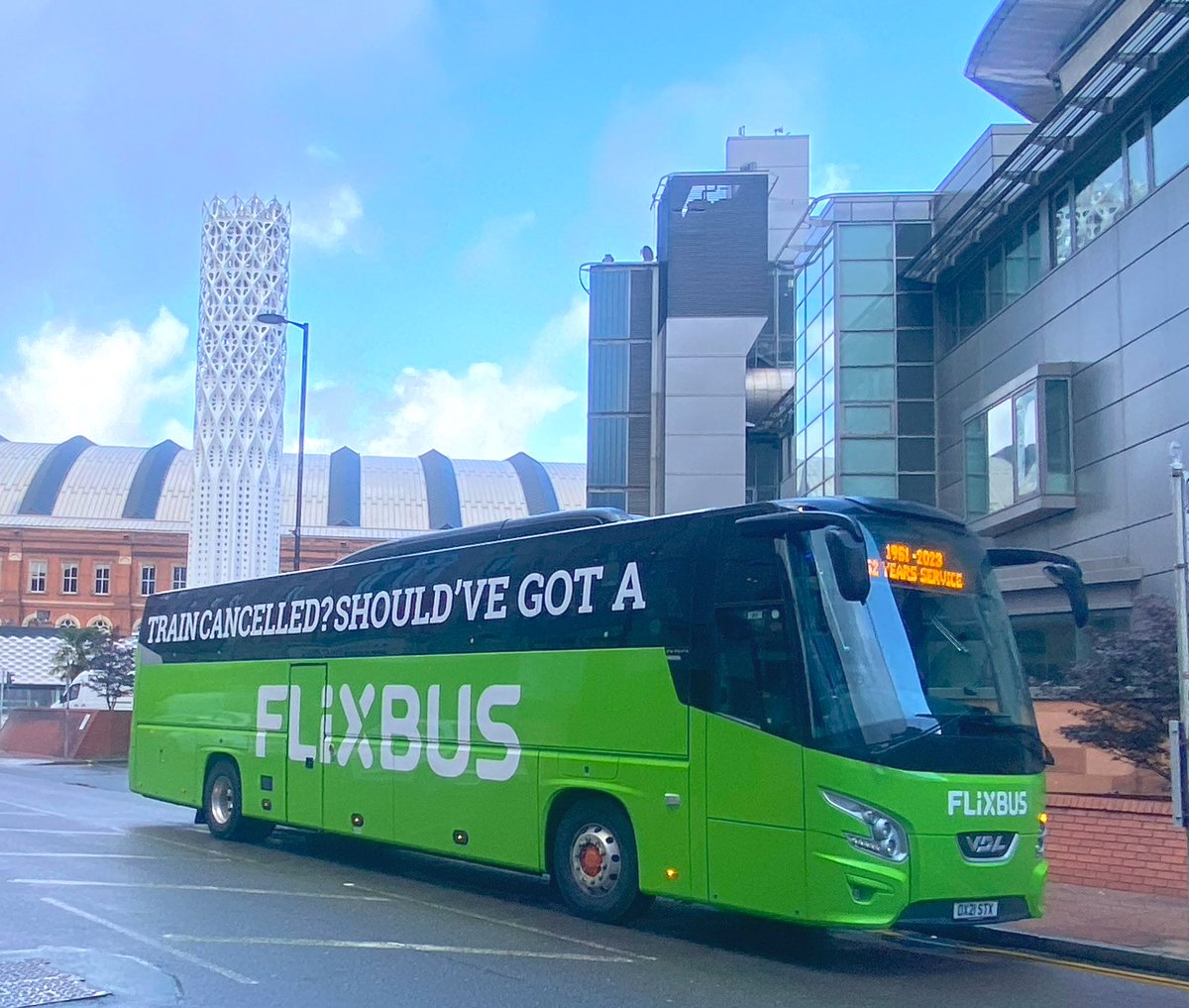 Train cancelled? Should've got a FlixBus...

We're in #Manchester reminding passengers and politicians alike that #coach is the unsung hero of the UK transport industry!

<a href="/CPT_UK/">Confederation of Passenger Transport</a> <a href="/CPTYorksNorth/">CPT North of England</a> <a href="/RHA_JadeO/">RHA_JadeO</a> <a href="/RHA_JadeO/">RHA_JadeO</a> <a href="/CBWtweets/">Coach & Bus Week</a> <a href="/routeoneteam/">routeone Magazine</a> <a href="/flixbus_uk/">FlixBus UK News</a>