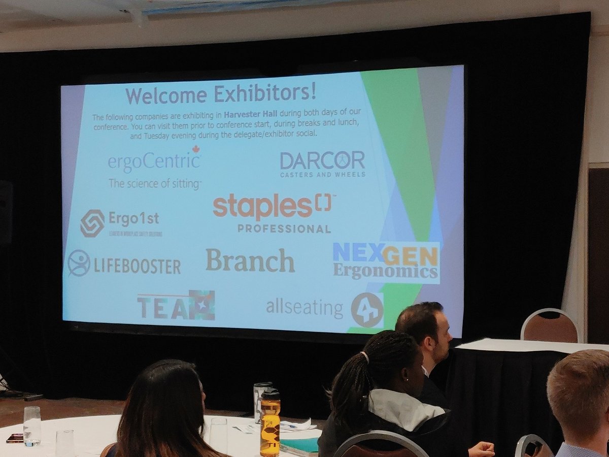 ACE Ergo Canada (@ace_ergo) on Twitter photo We just had everyone's favorite part of the conference: Giveaway time from the fantastic vendors!! Thank you to <a href="/allseating/">allseating</a> @Allseating_GTA <a href="/ergoCentric/">ergoCentric</a> <a href="/StaplesProf/">Staples Professional</a> <a href="/NexGen/">Fletcher</a> @Ergofirst @darcour @Branch <a href="/LifeBoosterInc/">LifeBooster</a> <a href="/tea/">Samovar Tea</a> for being fantastic sponsors. We just had everyone's favorite part of the conference: Giveaway time from the fantastic vendors!! Thank you to <a href="/allseating/">allseating</a> @Allseating_GTA <a href="/ergoCentric/">ergoCentric</a> <a href="/StaplesProf/">Staples Professional</a> <a href="/NexGen/">Fletcher</a> @Ergofirst @darcour @Branch <a href="/LifeBoosterInc/">LifeBooster</a> <a href="/tea/">Samovar Tea</a> for being fantastic sponsors.