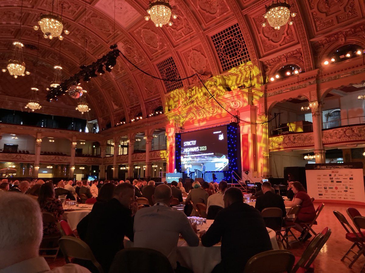 WJ_UK's tweet image. Thoroughly enjoyed the @LCRIGnetwork #StrictlyHighways23 conference today. Some great innovations on display in the industry. Thanks to Mike Hansford for highlighting our joint venture on the RAMP strategy with @CausewayTech &amp;amp; @DorsetCouncilUK
 in his talk earlier.