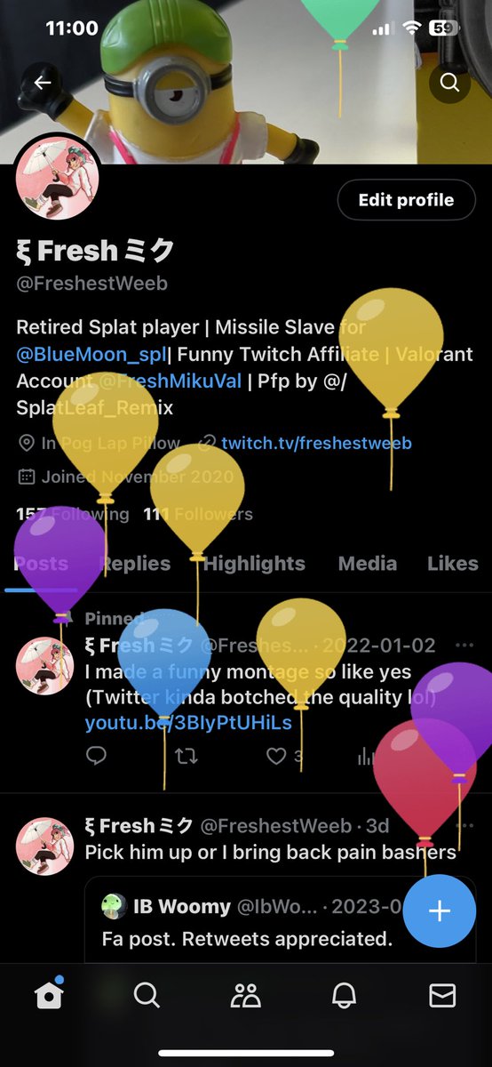 ξ Freshミク tweet media