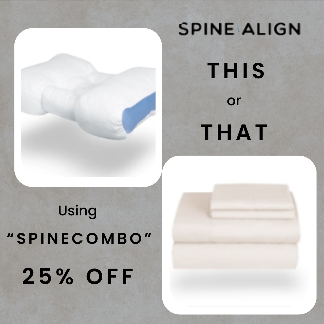 spinealignsleep's tweet photo. THIS or THAT special.
Using "SpineCombo" on check out you will receive 25% off by purchasing 2 of our products online https://t.co/zlGv6S7sXI
#special #specialdeals #specialoffer #specialcombo #specialcombos #specialcombooffer #specialcombo #spine #spinecare #spinehealth https://t.co/2Qc2yacu4y