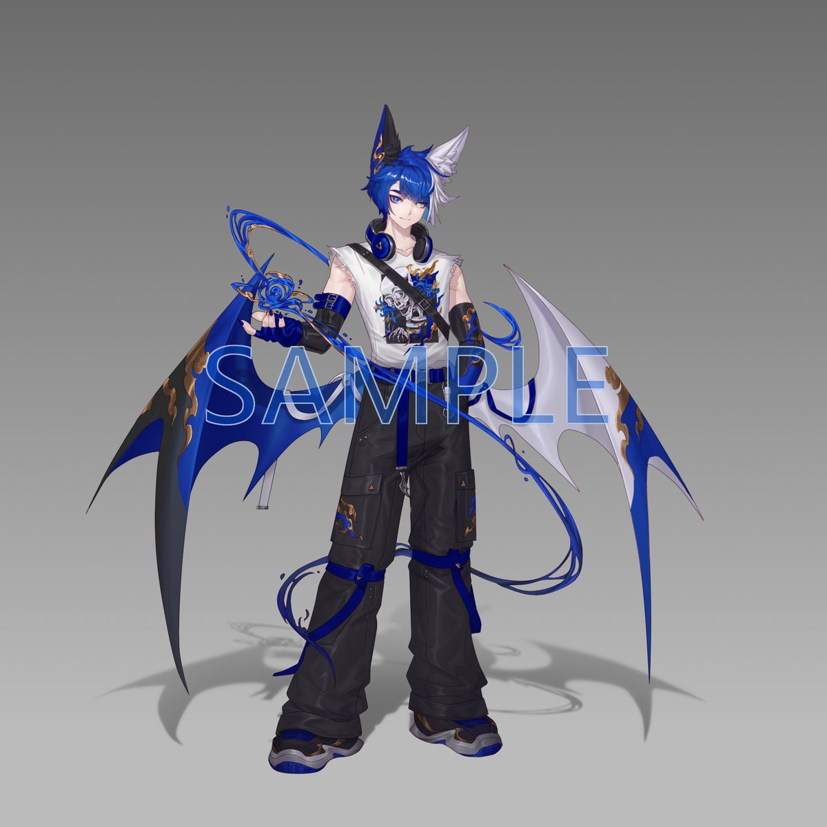 jason_xiaojie's tweet photo. vtuber design commission 🦇 @Mew1402 https://t.co/MOxcT4pdIL