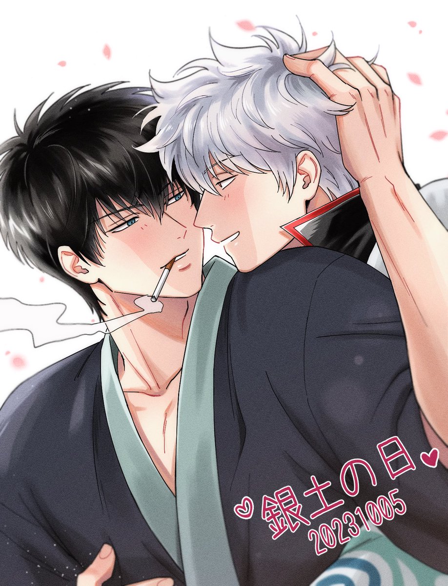 udon_gh's tweet photo. #銀土の日 !!!!!! 🤍🖤🤍🖤❤️‍🔥 https://t.co/KSwGaUSpXi