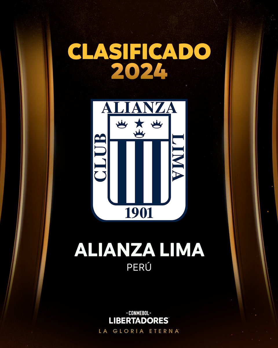 Libertadores's tweet photo. 👋 ¡Bienvenido, @ClubALoficial! El equipo peruano jugará la CONMEBOL #Libertadores 2024⚪🔵

#GloriaEterna https://t.co/prvIoDQ2FA