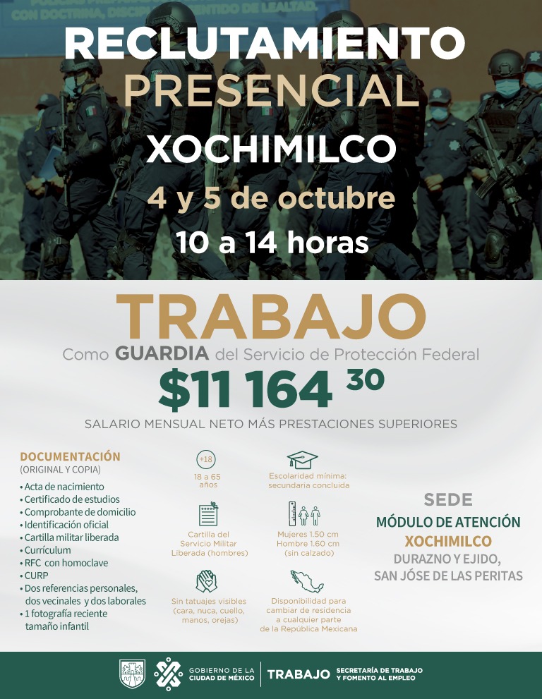 Luis_diazdeleon's tweet photo. ✅ ¿Te interesa formar parte del equipo del @spf_sspc?
Te invitamos a los #Reclutamientos se llevarán a cabo en diferentes alcaldías. 👮🏽‍♀️👮🏽‍♂️
Revisa los requisitos y documentos que debes presentar.
👉🏽 Registro: https://t.co/2c1iNeSM6L
#TrabajoEnLaCiudad #TrabajoParaTi #TrabajoParaTodos
@GobCDMX @martibatres @TrabajoCDMX @SneCdmx @empleogob_mx @LuisWertman @rosaicela_ @SSPCMexico