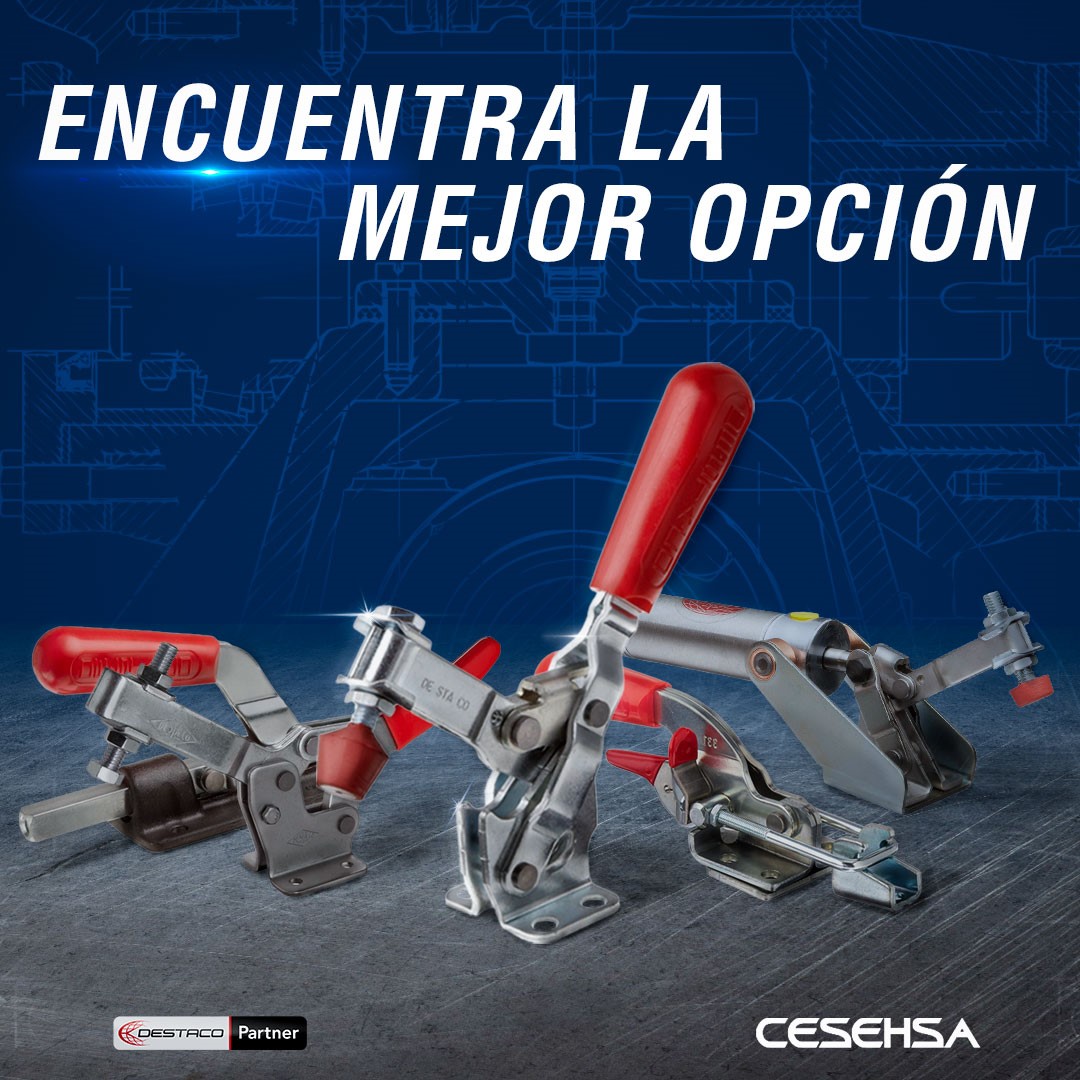 CESEHSA1's tweet photo. ⚙️𝐂𝐥𝐚𝐦𝐩𝐬 𝐃𝐞𝐬𝐭𝐚𝐜𝐨
Fabricados en gran variedad de tamaños, materiales y formas, para diferentes aplicaciones y soluciones

Contacto personalizado 
👉📲https://t.co/y0HbXObxoY

#clamps #manualclamps #workholding #destacopartner #welding #assembly #manufacturing #CESEHSA https://t.co/qbH9umGwBc