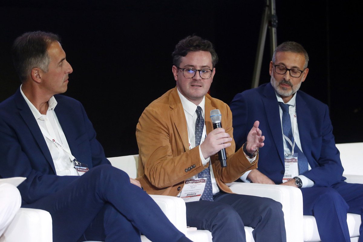 Cybertech Europe 2023 is coming to a close with a fascinating session on Top Tech, moderated by Giorgio Giacinto of the University of Cagliari,
#Cybersecurity National Lab (CINI), and AIIS
National Lab (CINI). <a href="/univca/">Università degli Studi di Cagliari</a> #CybertechEU23 #cyberconference #toptech