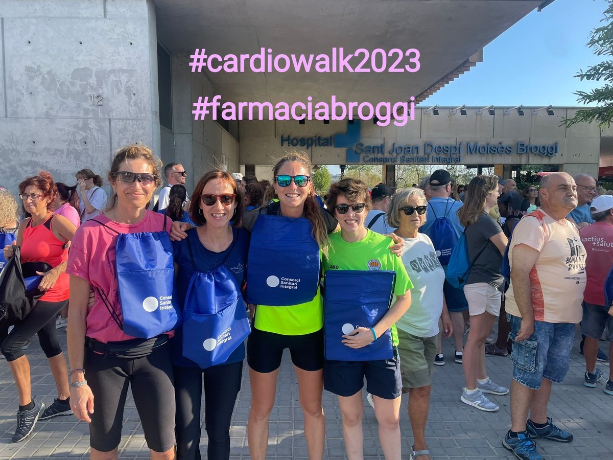 #farmaciaBroggi amb el #cardiowalk2023
<a href="/ConsorciCSI/">Consorci Sanitari Integral</a>