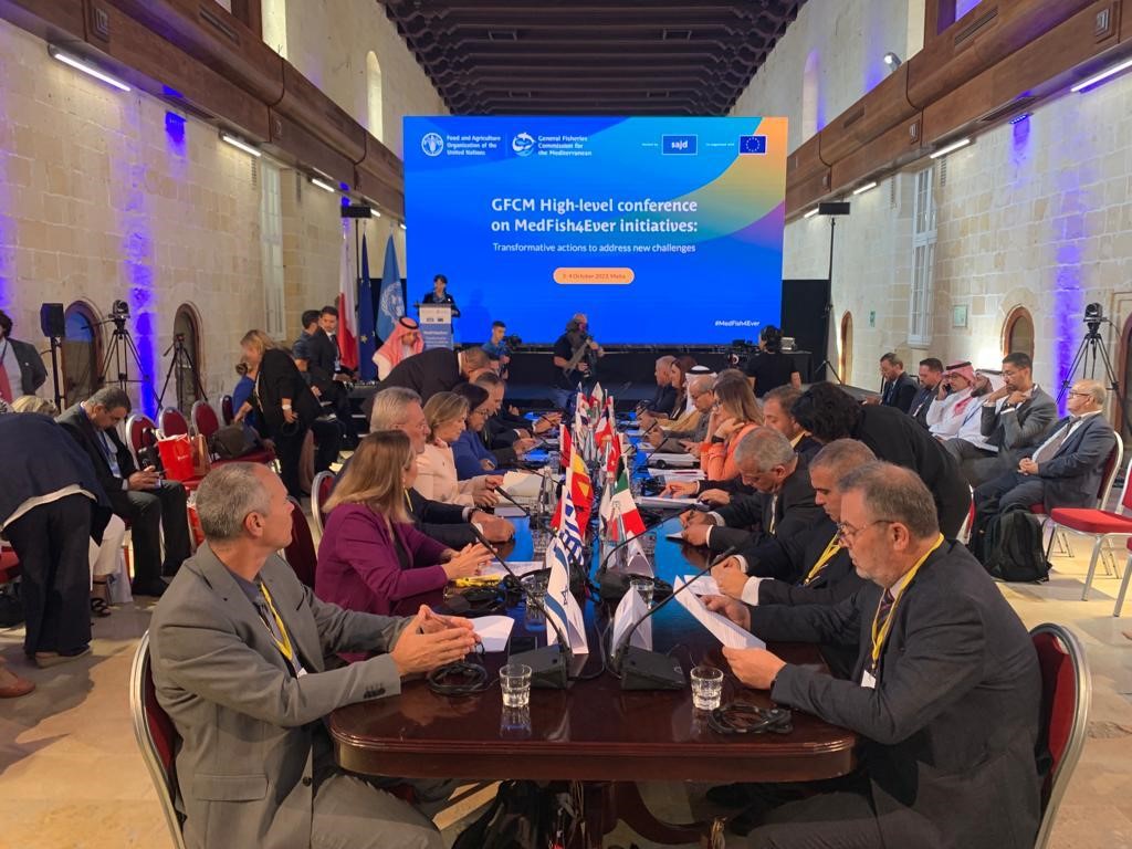 EFCA_EU's tweet image. We are honoured to contribute to the Ministerial Declaration commitments and working towards strengthened compliance and sustainability in the #mediterraneansea 

@UN_FAO_GFCM  High-level Conference on #MedFish4Ever Initiatives 

with @EU_MARE @vitcheva_eu