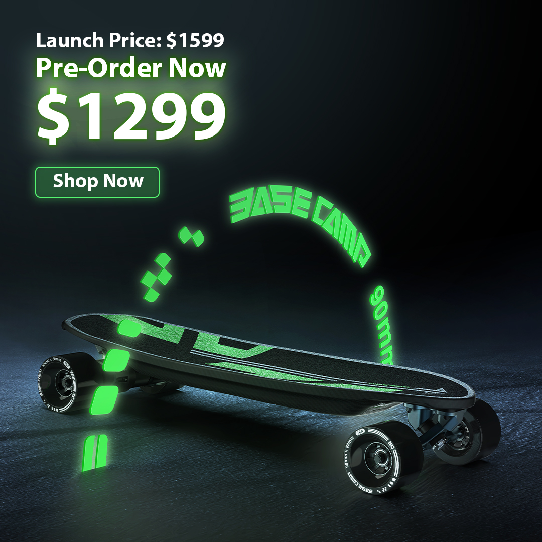 basecampboards's tweet photo. The ultimate electric skateboard for experienced riders, GHOST��� 📣📣📣 
Join us to drive your crazy adventure with GHOST™❗❗❗ https://t.co/Y9BFVbh0Zw