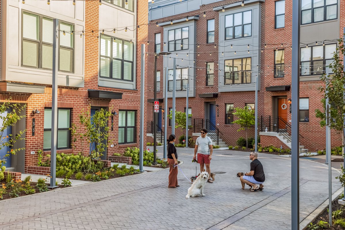 Enjoy peaceful moments with neighbors on the woonerf at Riggs Park Place. In case you're wondering, a woonerf is more than just a street - it's a shared space designed for people to socialize & connect. Click here to learn more about our final 3 homes: bit.ly/48FKil3
