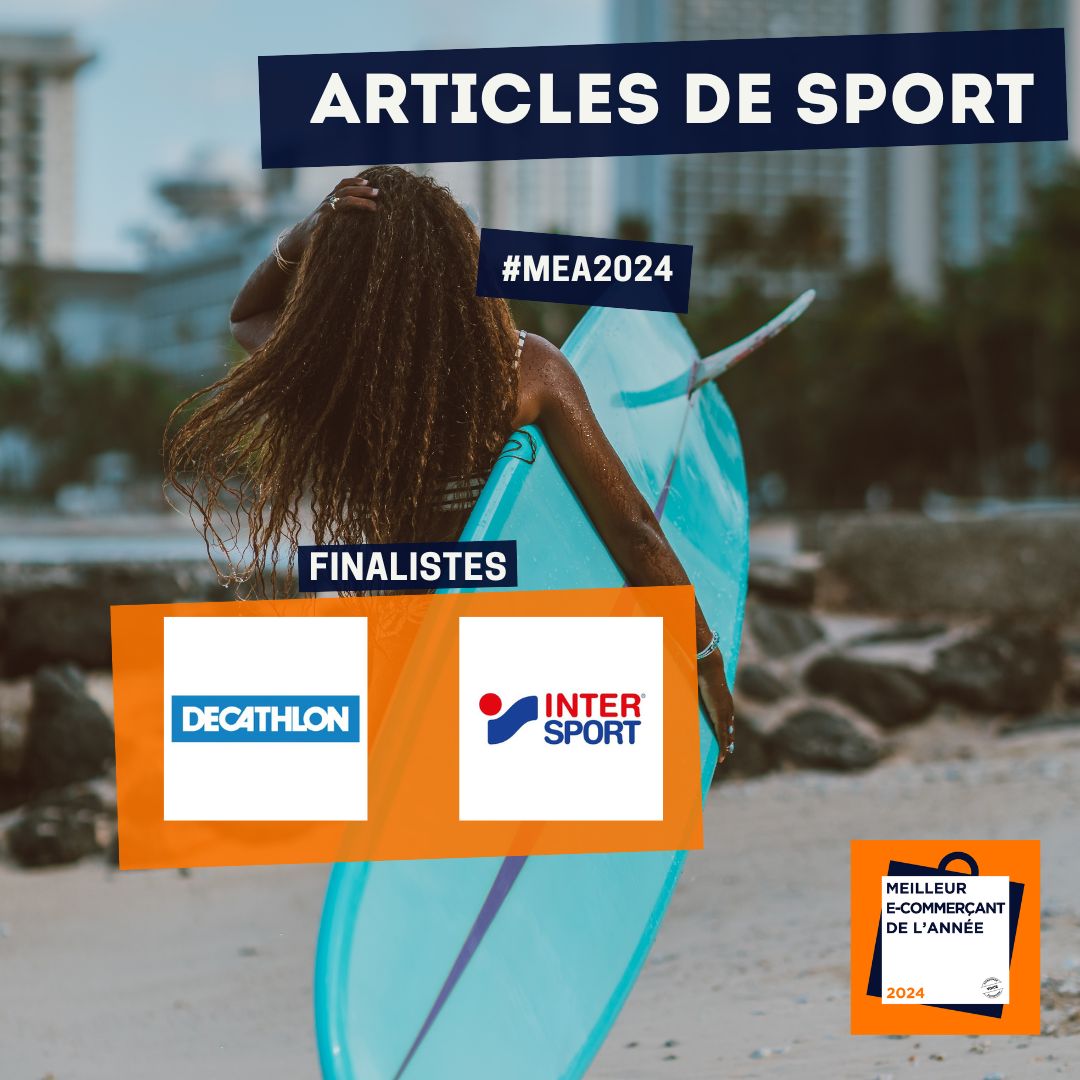 Pour dépasser vos limites, vous courrez chez <a href="/decathlon/">Decathlon</a> et <a href="/intersport/">INTERSPORT</a>, désignés finalistes du Trophée Meilleur E- Commerçant de l’année 2024 dans la catégorie articles de sport ! Laquelle de ces deux enseignes montera sur le podium ? Réponse le 11 octobre !

#MEA2024 #MCM2024