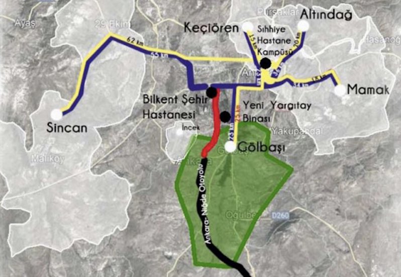 ODTÜ Ormanını ikiye bölen RANT YOLU projesini tanıyalım👇🏻