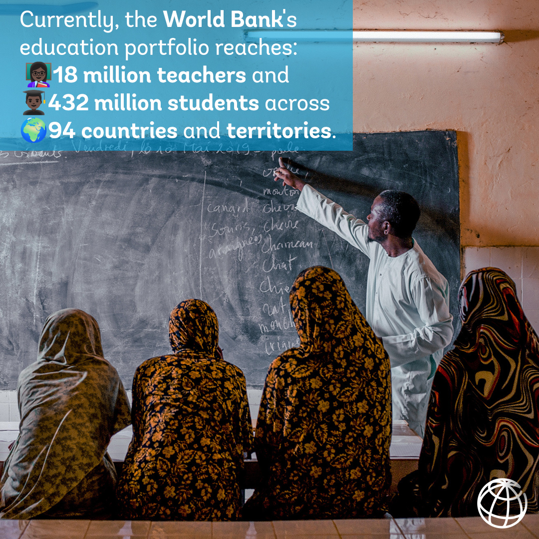 📣Let's put #teachers at the center of policymaking for student success!

👩🏾‍🏫In advance of #WorldTeachersDay, Luis Benveniste, our <a href="/WorldBank/">WorldBank</a> Global Director for #Education, reflects on what we are doing collectively to support them in their key roles. 

ℹ️ wrld.bg/tnwf50PSYrr