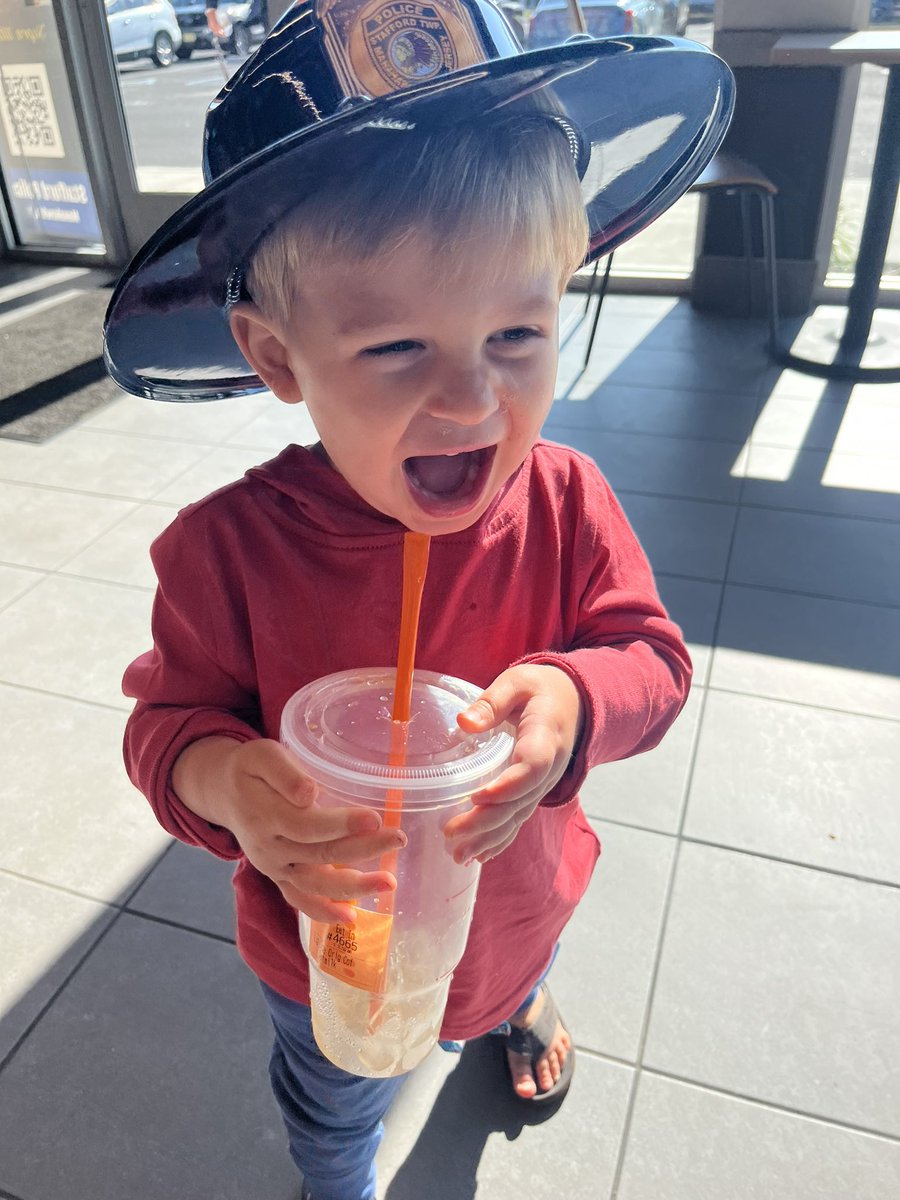 Our cutest #coffeewithacop visitor! Thank you all for coming out!!