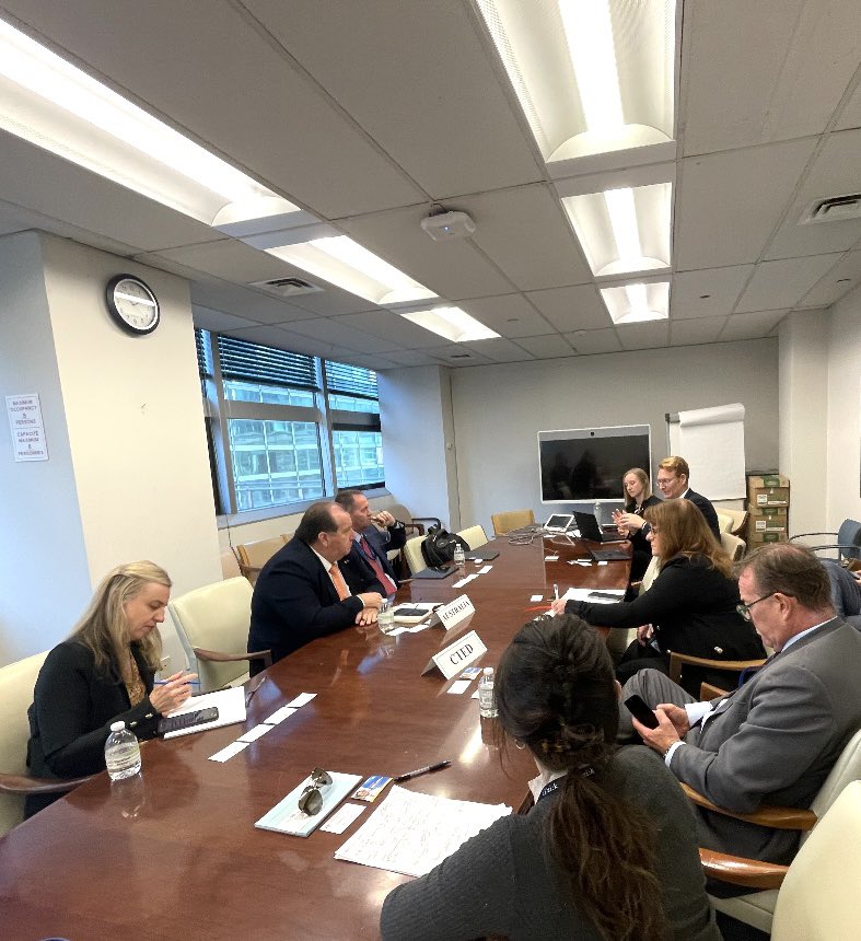 <a href="/UN_CTED/">United Nations CTED</a>'s ASG/ED Natalia Gherman warmly welcomed 🇦🇺 Parliamentary Delegation, featuring MPs Mr. Rob Mitchell and Mr. Andrew Wallace — followed by technical briefing led by CTED experts covering legislative assessments, threats, &amp; regional initiatives. Exciting prospects ahead!