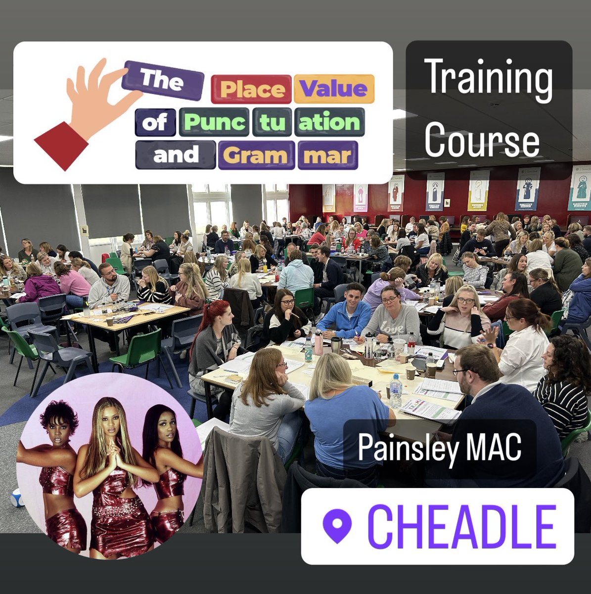 Date 20 of 30: Today, the 13 primary schools of the Painsley MAC travelled to Cheadle to attend the PVPG training! I’ve honestly had such a blast with you. Thank YOU for being so engaged &amp; joining in. Next stop - Liverpool. 🚗