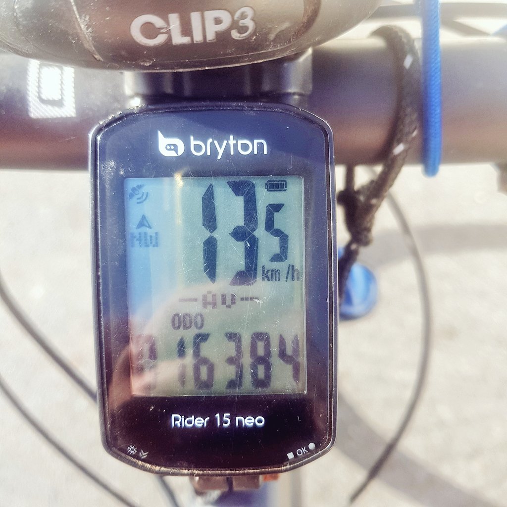 Et hop ! 16k tranquille 
#velotaf #brest