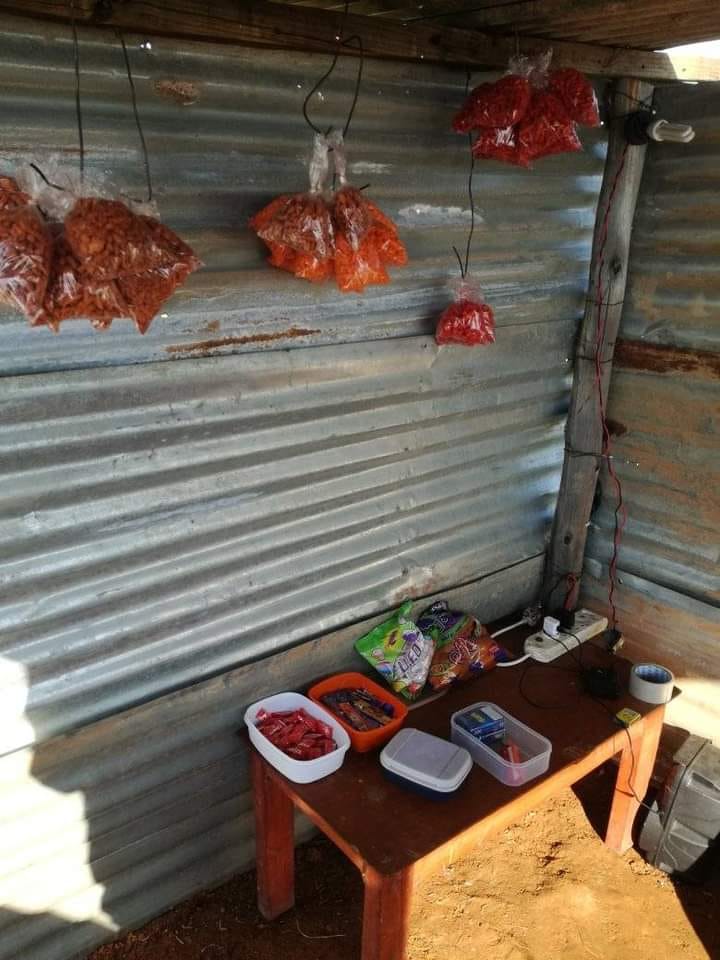 KasiEconomy's tweet photo. Young man started his business with the R350 unemployment  grant https://t.co/21C3MECXDN