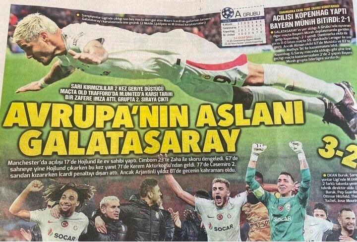 TRFAD2's tweet photo. @Galatasaray futbol takımı nın yaşattığı gururdan dolayı teşekkür ederiz 
@TRFAD2 Türkiye futbol adamları derneği https://t.co/jVpCEvieCx