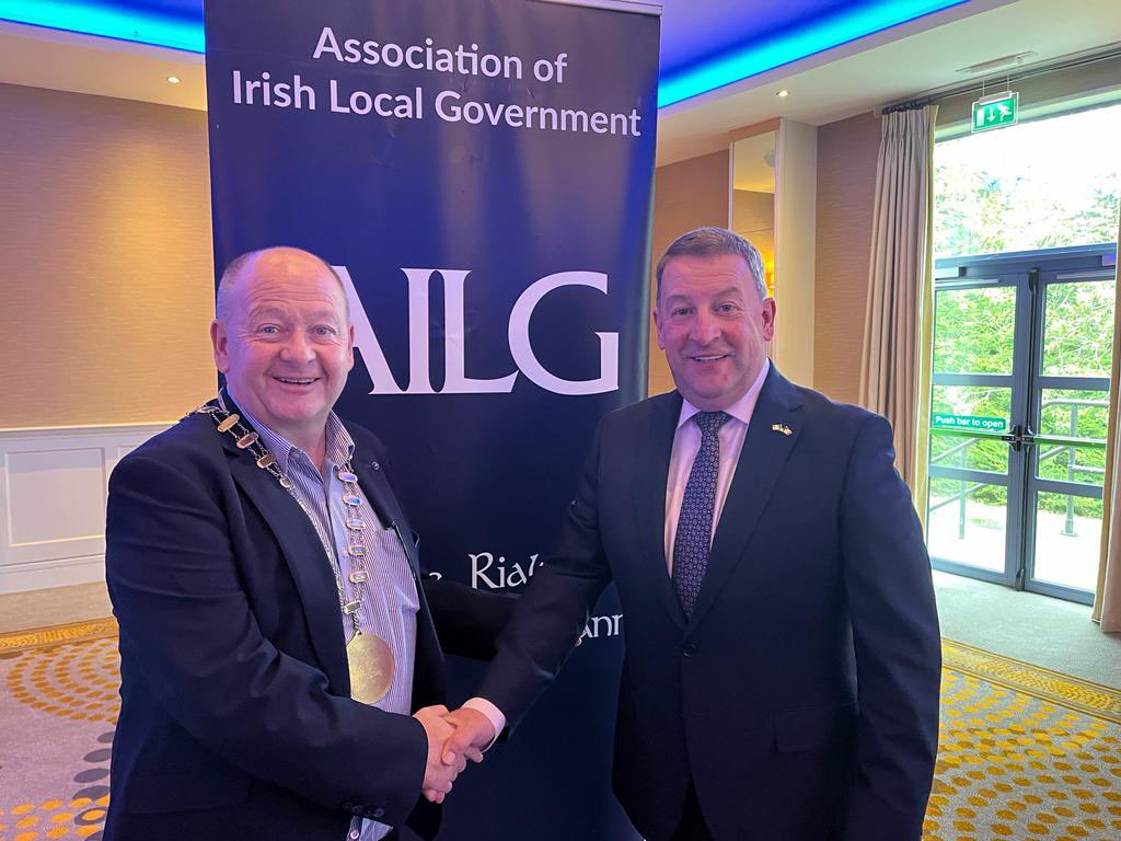 An honour to be the first ever Councillor from Wicklow elected President of the Association of Irish Local Government. (AILG)

I would like to thank all my fellow councillors, my supporters and my family for all their support.
