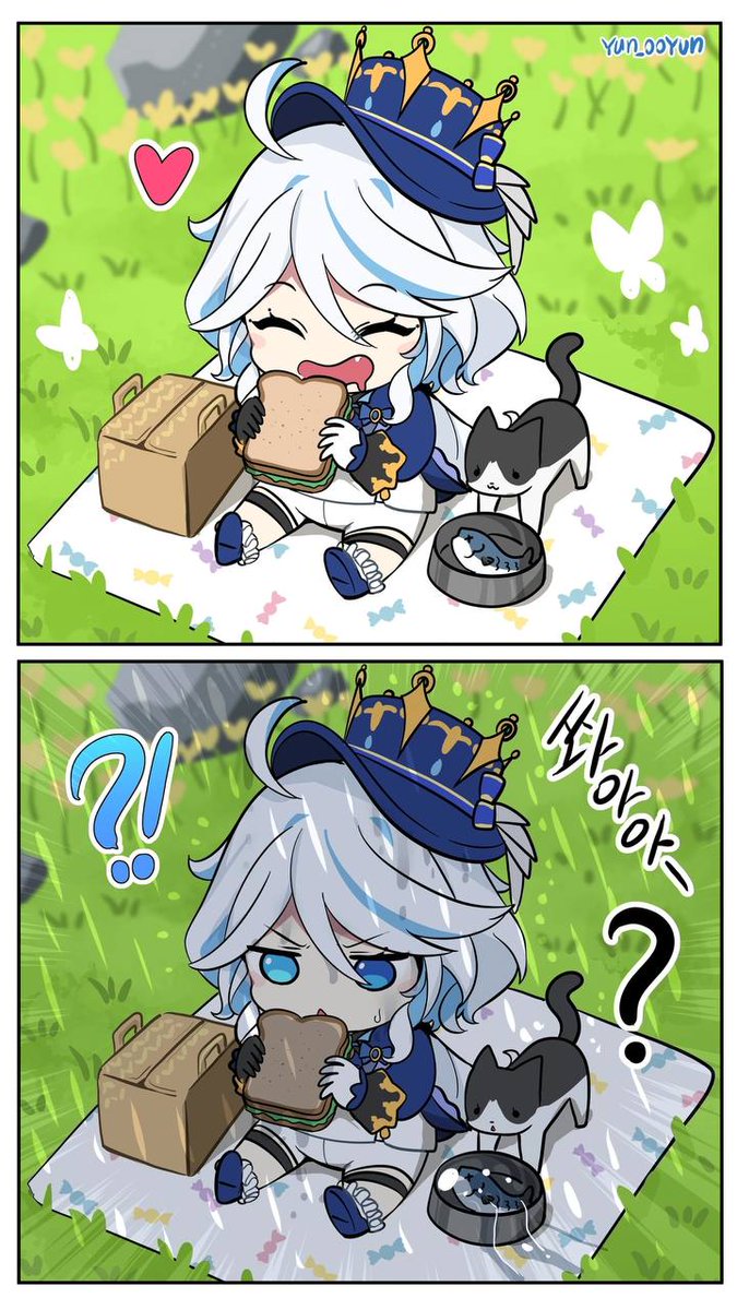 SinRequa's tweet photo. Little Furina And Daddy Neuvillette🤤😂😅🤣🥲
#GenshinMemes 
#GenshinImpact  #原神     #Genshinleaks #Fontaine         #Genshin   #genshinleak #GenshinImpactFontaine        
#Neuvillette    
#Furina   
#Neuvithesley
#scaramouche 
#SinRequa https://t.co/ah7jtEkprm