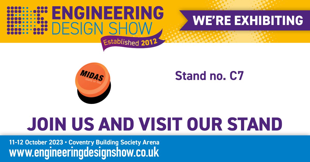 WOW! there is just ONE WEEK to go until #EngDesignShow?!😲

We can't wait to meet you on our stand (C7); register for your place for FREE today! 👉 lnkd.in/eaGfSJi4

#industrialdesign#productdevelopment
#midasgreeninitiative
#ukmanufacturing #EngDesignShow
