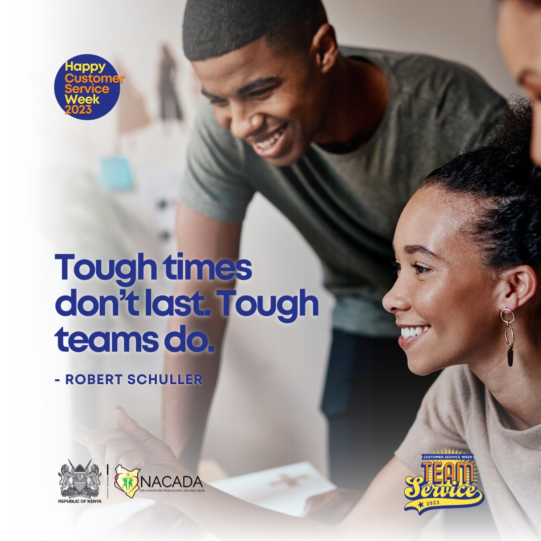NACADA Kenya (@nacadakenya) on Twitter photo Together we can prevent drug use initiation and provide services for those with substance use disorders #CSWeek2023 #TeamService #CustomerObsession Together we can prevent drug use initiation and provide services for those with substance use disorders #CSWeek2023 #TeamService #CustomerObsession