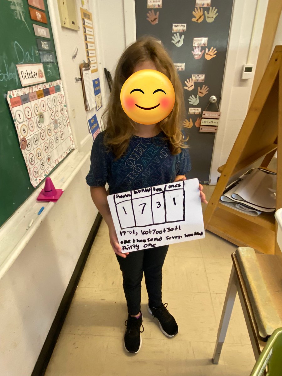 cjansseune's tweet photo. This morning, we used the #basetenblocks and worked with #placevalue, and we also demonstrated some different forms of representing numbers. @mrsedykstra @Hanaeduworld @MrCasey27 @KnollwoodPark1 https://t.co/0E9vCdQC4N