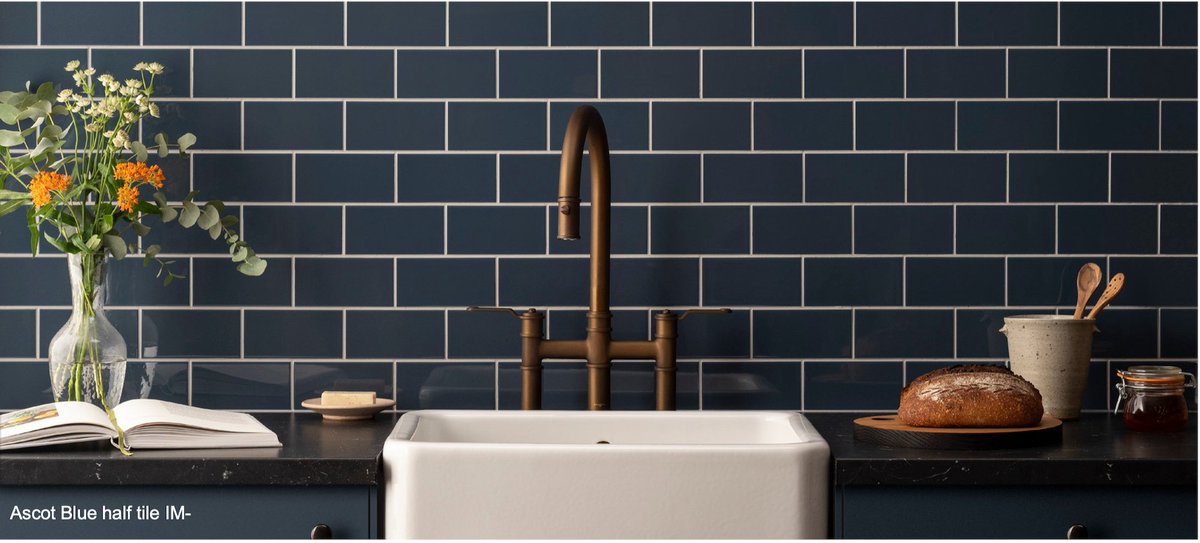 Ascot Blue - Tile of the year 2024 We love the look of this tile from @OriginalStyleUK. What do you think? Ascot blue has a dusky nature with grey undertones, making this colour super versatile and easy to live with.