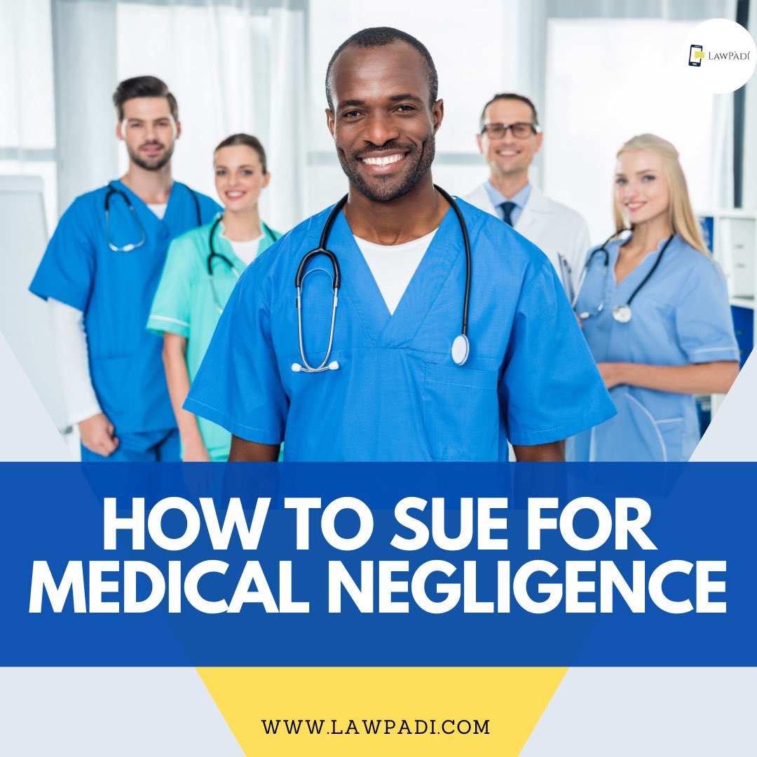 As Nigerians, we have all heard the sgiryvof friends or family members who have gone into the hospital for routine procedures but sadly passed away.

Read how to sue for medical negligence via the link in our bio

#Lawpadi #medicallaw