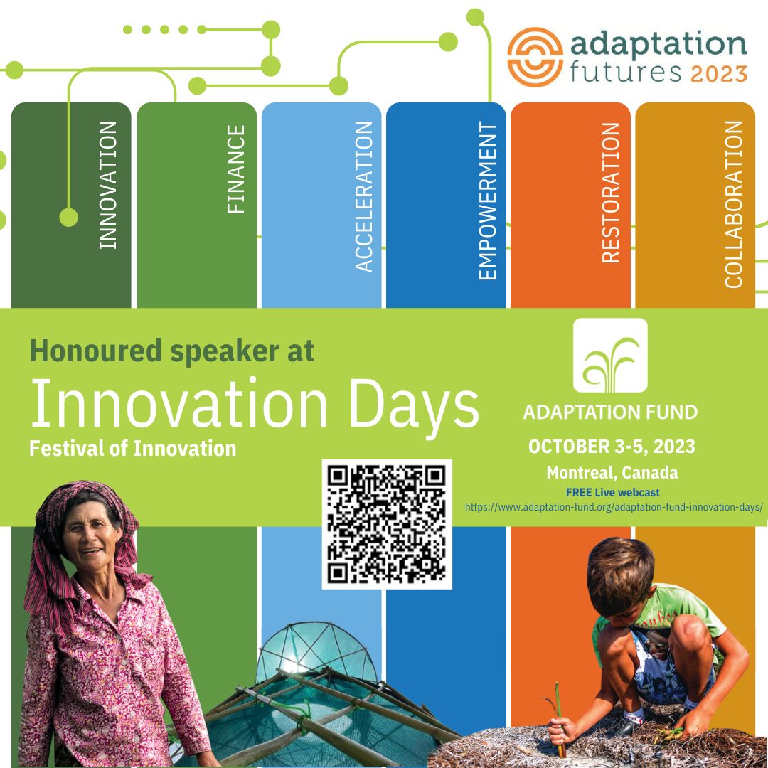 Forum for the Future's Yamini Srivastava and Futures Centre Strategist Siddhi Ashar will present at Adaptation Futures's Innovation Days with <a href="/grp_resilience/">globalresilience.bsky.social</a> on the power of radical collaboration and partnerships. Join the webcast tomorrow 13:30-15:30 EST. ow.ly/lI7U50PT09r