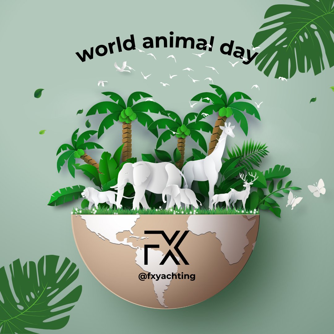 World Animal 🦁 Day unites the animal #welfare movement, mobilising it into a global force to make the world a better place for all animals. 

#fxyachting #yachtlife #yachting #WorldAnimalDay #WorldAnimalDay2023 #Volunteer #AnimaAdvocate #WorkingWithAnimals #animalwelfare