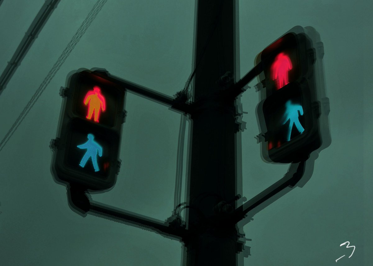 おやすみなさい。
#信号機 
#trafficlights