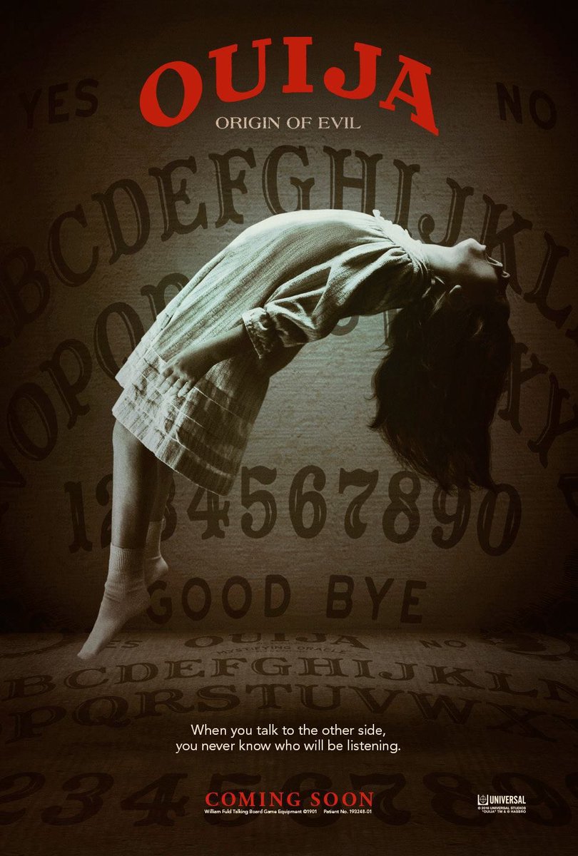TheGooliBois's tweet photo. 🎃Currently Watching: Ouija: Origin of Evil🦇
Will be posting a review once we finish watching!
#MovieReview #Movies #MovieNight #SpookyMonth #SpookyMovie #Spooktober #HorrorMovies #HorrorMovie #Halloween #October #Scary #Spooky #Ouija #OuijaOriginofEvil #OriginofEvil https://t.co/5dVfKe5GYC