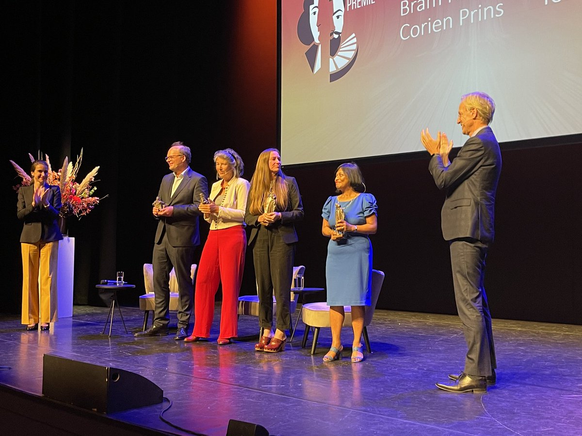 Trots op collega Bram Nauta en zijn (2e!) Stevin prijs!!!