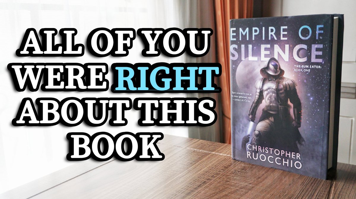 I finally read and reviewed Empire of Silence by Christopher Ruocchio. Wow... I can't believe I waited this long to read this. <a href="/dawbooks/">DAW Books</a> <a href="/BaenBooks/">Baen Books</a>

"Empire of Silence is the best sci-fi debut I have ever read."

YouTube: youtu.be/8boYA1Vf-W8
Blog: novelnotions.net/2023/10/04/boo…