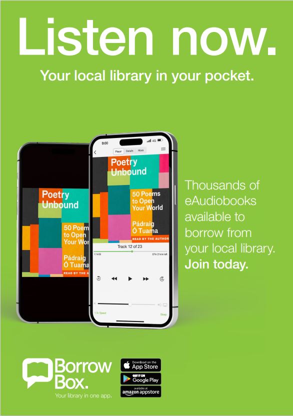 PortsmouthReads's tweet photo. To celebrate National Poetry Day listen to some poems today! Download 'Poetry unbound' a new audiobook from BorrowBox! ๐๐โ๏ธ #BorrowBox #ListenNow #nowaitlist #eAudiobook #listenforfree https://t.co/1eJBIMpmlZ