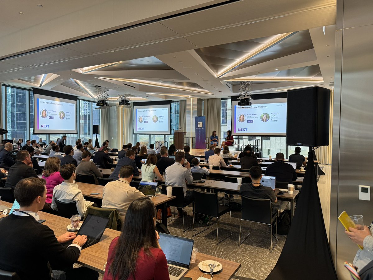 “We want to bring standardization to renewables deployment so that the minimum viable project size comes down. This will increase the velocity of projects immediately.” 

Amanda Li, COO <a href="/banyan_infra/">Banyan</a> 

<a href="/EnergizeCapital/">Energize Capital</a>’s #EnergizeNEXT