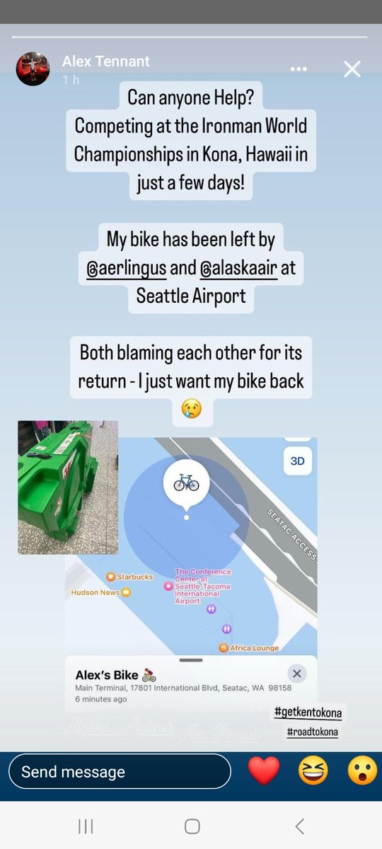 joanmarner's tweet photo. @AlaskaAir - come on - help this amazing athlete compete in the World Championships Ironman  in Hawaii!!! https://t.co/Jqqy1nlqzd